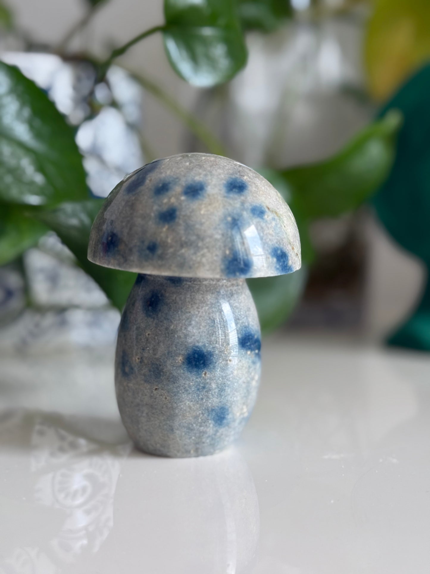 K2 Jasper Mushroom – 3.5 Inch – Grounding & Spiritual Awakening Stone