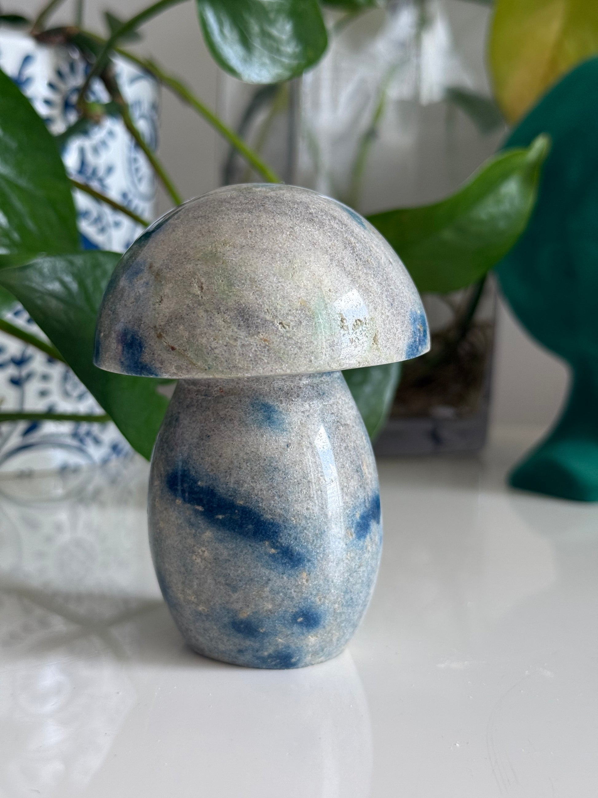 K2 Jasper Mushroom – 3.5 Inch – Grounding & Spiritual Awakening Stone