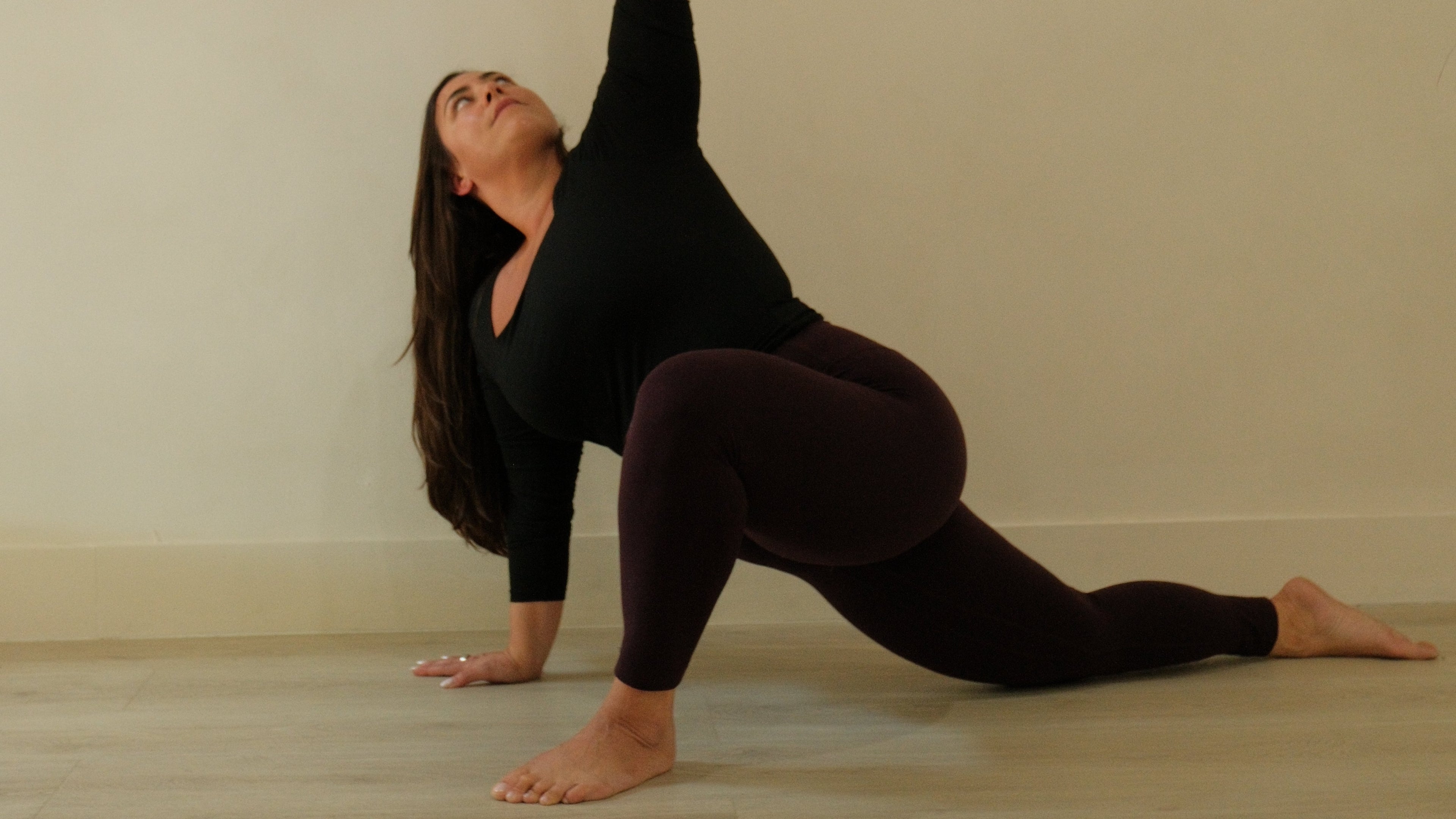 person doing yoga in miami