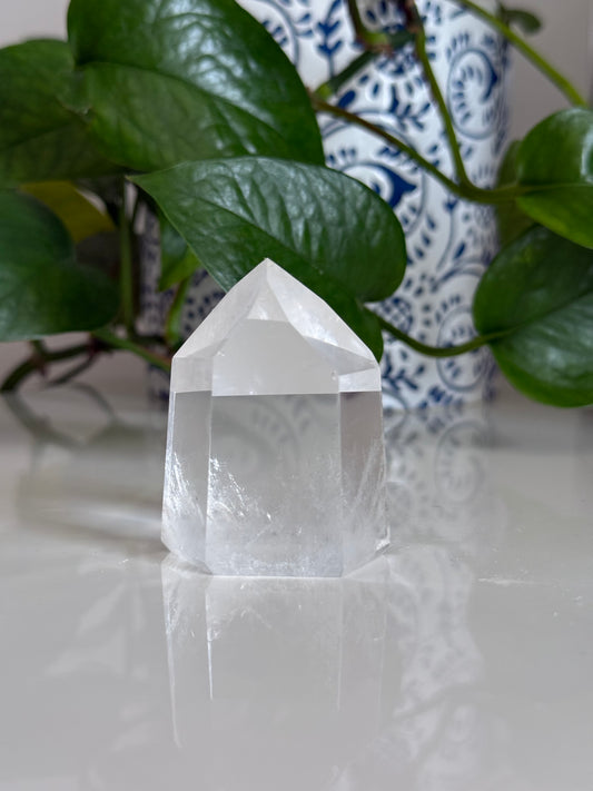 Clear Quartz Point – 2.5 Inch – Clarity, Amplification & Reiki-Charged